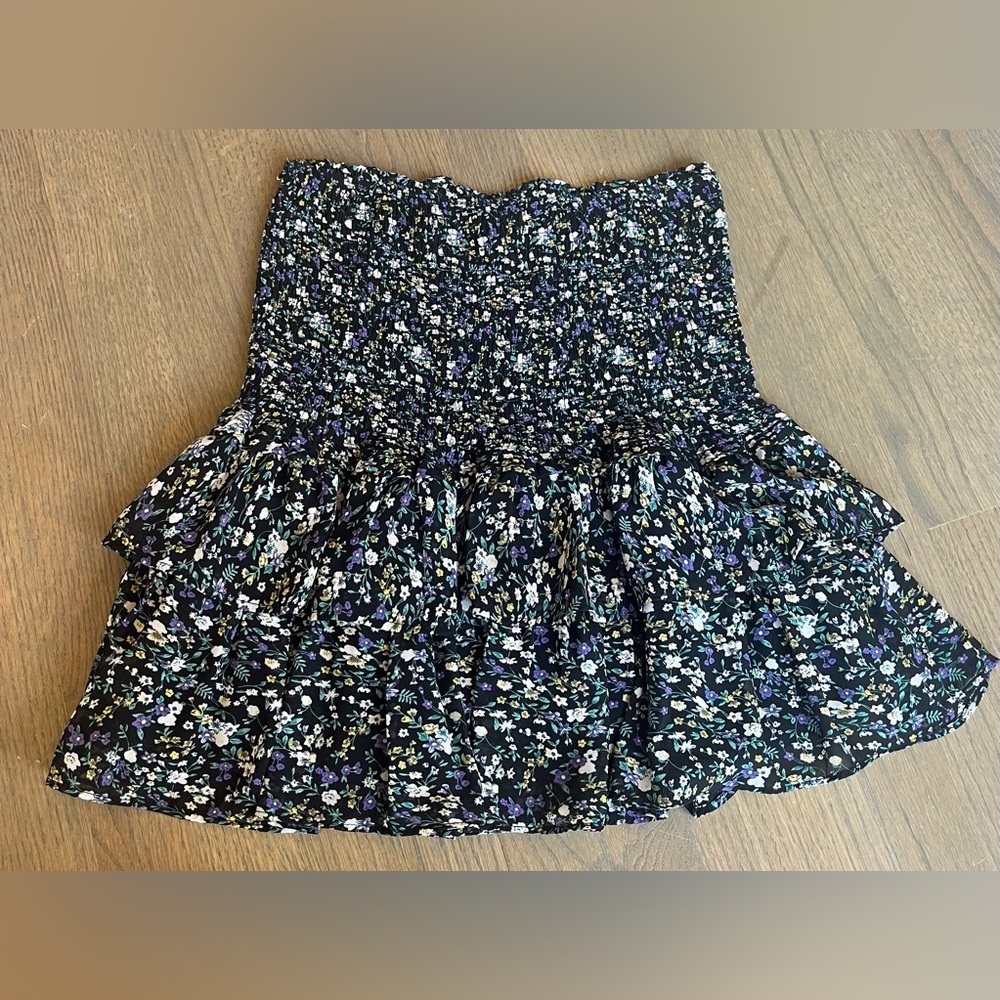 Floral Ruched Skirt by Allison New York